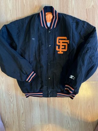 Vintage San Francisco Giants Starter Jacket Size M