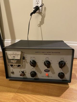 Vintage Ameco Tx - 62 Ham Radio Transmitter