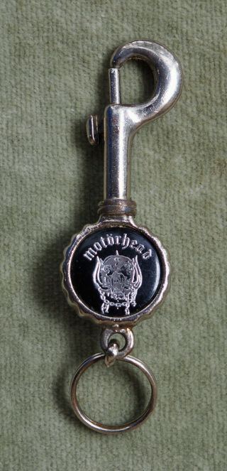 Vintage Motorhead " War - Pig " Keychain/ Bottle Opener,  Lemmy Kilmister