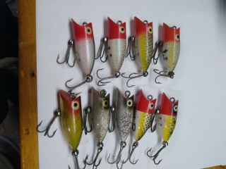 Vintage Heddon Tiny Lucky 13 Old Lures 2