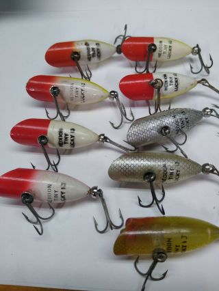 Vintage Heddon Tiny Lucky 13 Old Lures 3