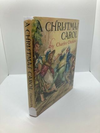 1938 " A Christmas Carol " By Charles Dickens Everett Shinn Color Illustrations