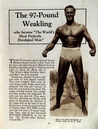 Charles Atlas 1941 Everlasting Health Strength Dynamic Tension Physical Culture 3