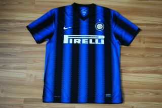 Size Large Inter Milan 2010/2011 Nike Home Football Soccer Shirt Jersey Nike