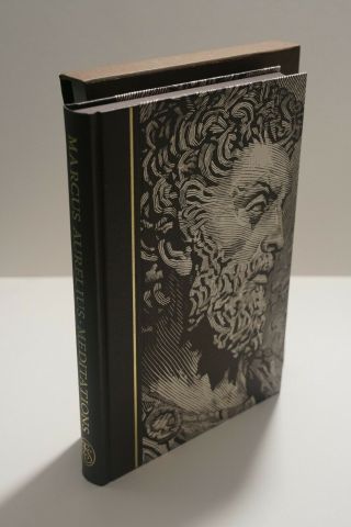 Folio Society Marcus Aurelius Meditations Hardback Book,  Slipcase Sleeve