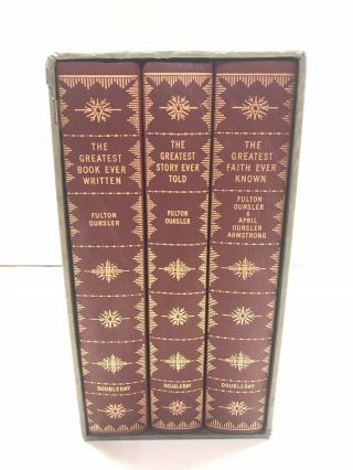 3 Fulton Oursler Greatest Faith Known,  Book Ever Written,  Story Ever Told 1953