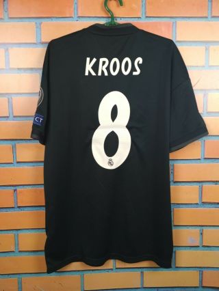 Kroos Real Madrid Jersey 2018 2019 Away L Shirt Adidas Football Soccer Cg0584