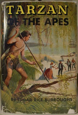 1960s Edgar Rice Burroughs Tarzan Of The Apes Grosset & Dunlap Vg Hcdj