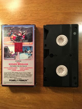 The Search for Animal Chin VHS Tape Vintage Skateboard 1987 2