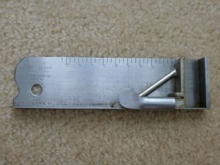 Vintage H.  B.  Rouse & Co Letterpress Composing Stick - Numbers - Matching