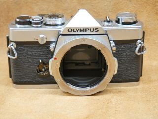 Vintage Olympus Om - 1 35mm Slr Film Camera Body Missing Timer Lever