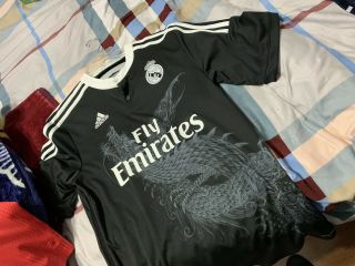 Adidas Real Madrid Yohja Yamamoto Black Dragon Jersey L Never Worn 100 Authentic