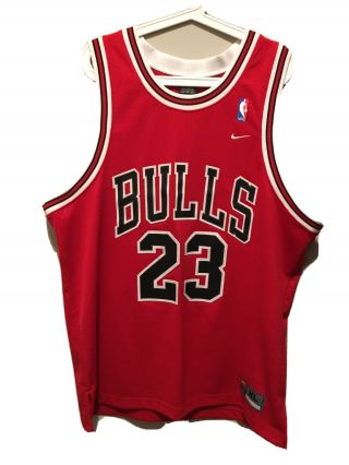 Nike Swingman Michael Jordan 23 Chicago Bulls Nba Jersey Size Xl