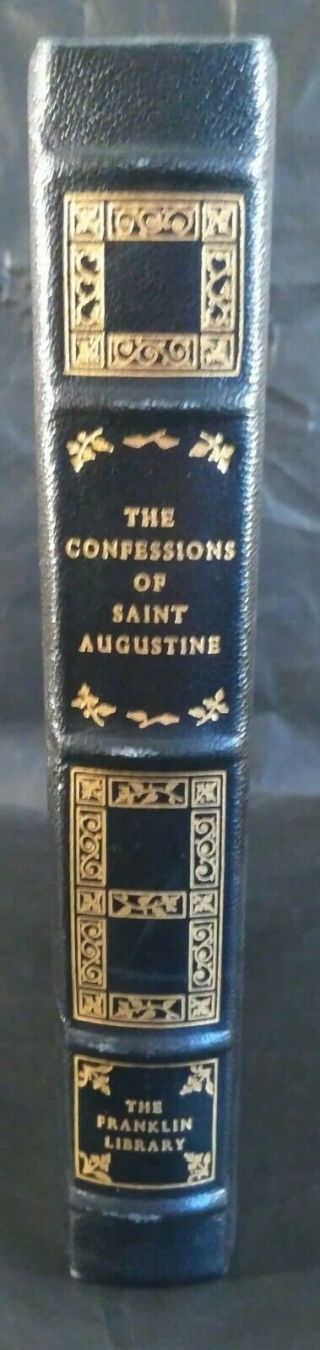 The Confessions Of Saint Augustine - The Franklin Library - Full Leather Bound