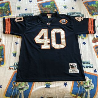 Mitchell & Ness Chicago Bears Gale Sayers Throwback Jersey Xxl 1970 Blue