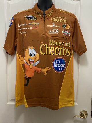 Austin Dillon Honey Nut Cheerios 2013 Pit Crew Shirt Size Med Rcr