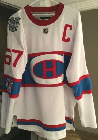 Montreal Canadiens 2016 Winter Classic Away Jersey — Medium — 67 Max Pacioretty