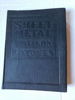Sheet Metal Pattern Layout Book 1953 Audel 