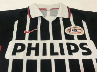 PSV EINDHOVEN FOOTBALL SHIRT 1997/1998 NIKE ERA COCU AWAY SOCCER JERSEY SZ XL 3