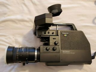 Vintage Sony HVC - 2200 Trinicon Professional Color Video Camera Camco. 3