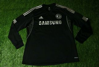 Chelsea London 2013/2014 Player Issue Football L/s Shirt Jersey Third