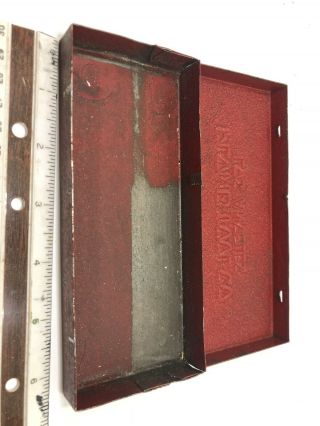 Vintage Plomb Tool Co.  Los Angeles 1/4 Socket Set Box Only 2