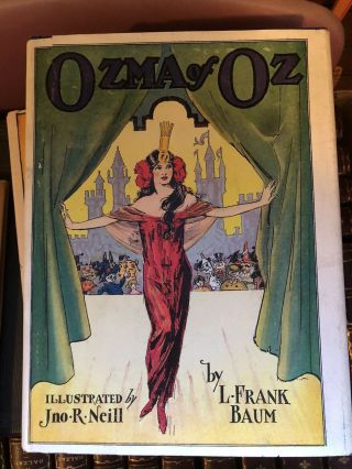 Ozma Of Oz Hardcover Dust Jacket 1907 First Print Frank Baum