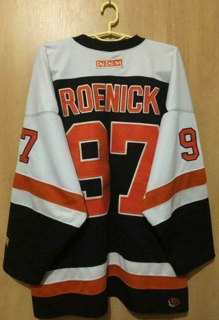 Nhl Philadelphia Flyers Usa Ice Hockey Shirt Jersey Jeremy Roenick 97