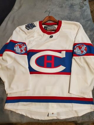 Montreal Canadiens Authentic Winter Classic Reebok Jersey.  Size 50.