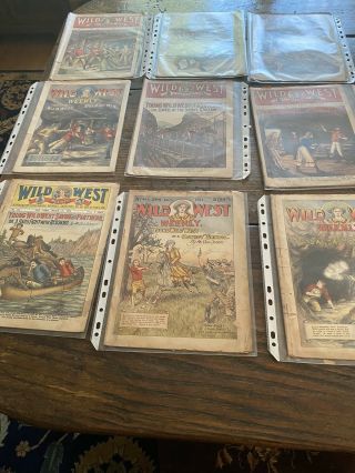 26 Early 1900s Wild West Weekly Western Life Stories Cowboys Indians
