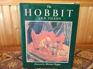 Vg 1984 Hc In Dj First Edition The Hobbit By Jrr Tolkien Art By Michael Hague