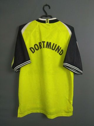 Borussia Dortmund Jersey 1995 1996 Home L Shirt Mens Football Trikot Nike ig93 2