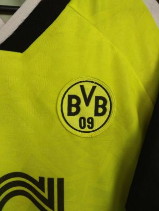 Borussia Dortmund Jersey 1995 1996 Home L Shirt Mens Football Trikot Nike ig93 3