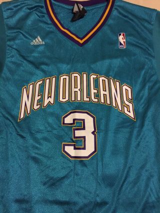 Chris Paul Orleans Hornets Adidas Swingman Men ' s Stitched Jersey Large 2