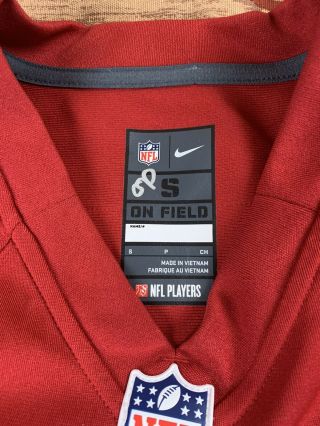 Nike On Field San Francisco 49ers Colin Kaepernick 7 NFL Football Jersey Mens S 3