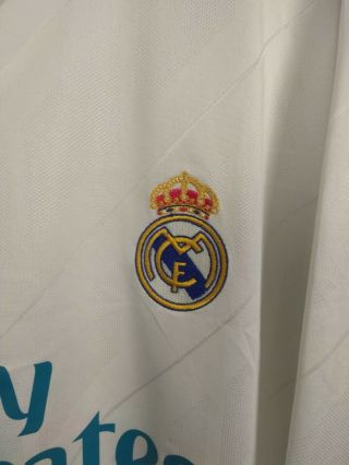 Real Madrid Jersey 2017/18 Long Sleeve Home Size XXXL Shirt Adidas B31106 ig93 3