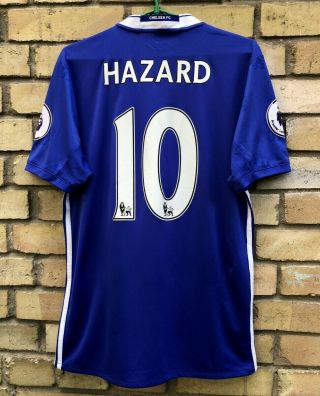 Fc Chelsea 2016\2017 Home Football Jersey Camiseta Soccer Shirt 10 Eden Hazard