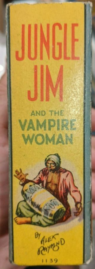 Jungle Jim Vampire Woman FINE 1937 Alex Raymond Whitman Big Little Book 1139 3