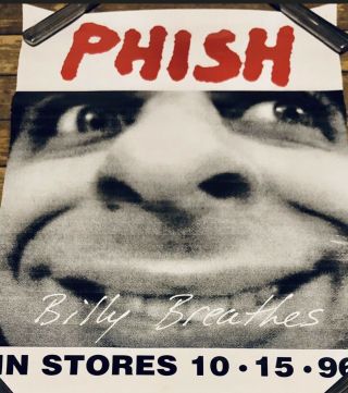 Phish Billy Breathes Rare Vintage Promo Poster 1996 Mike Gordon