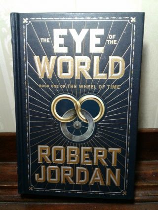 The Eye Of The World By Robert Jordan,  Wheel Of Time 1st Leather Hardcover 1990
