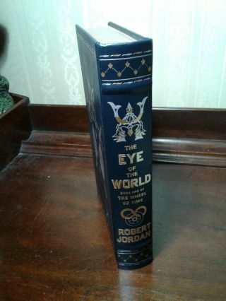 The Eye of the World by Robert Jordan,  Wheel of Time 1st Leather Hardcover 1990 3