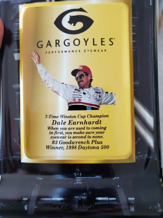 Snap On Dale Earnhardt 85 Gargoyles Sun Glasses 3 Daytona 500 Win