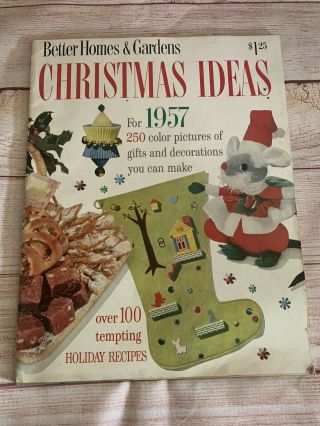 Vintage Better Homes & Gardens Christmas Ideas For 1957 Retro,  Mid Century