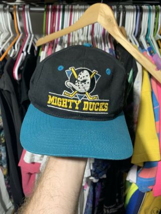 Vintage 90s Anaheim Mighty Ducks Nhl Snapback