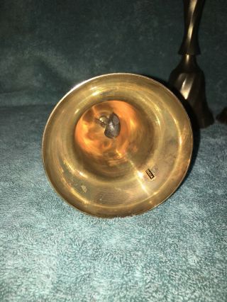 3 Vintage Brass Bells 3