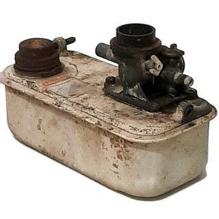 Vintage Briggs And Stratton Gas Tank Carburetor From 3.  5hp Engine Model 92902