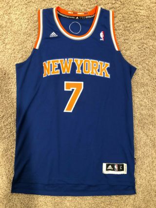 Carmelo Anthony York Knicks Authentic Jersey Adidas - Large - Worn Once