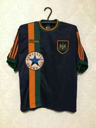 Newcastle United 1997 - 1998 Away Football Shirt Jersey Adidas Size L