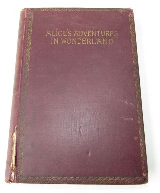ALICE ' S ADVENTURES IN WONDERLAND Lewis Carrroll Illustrated Late 1800 ' s Edition 2