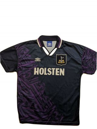 Umbro 94 - 95 Tottenham Hotspur Fc Away Football Shirt Soccer Jersey Mens L Large